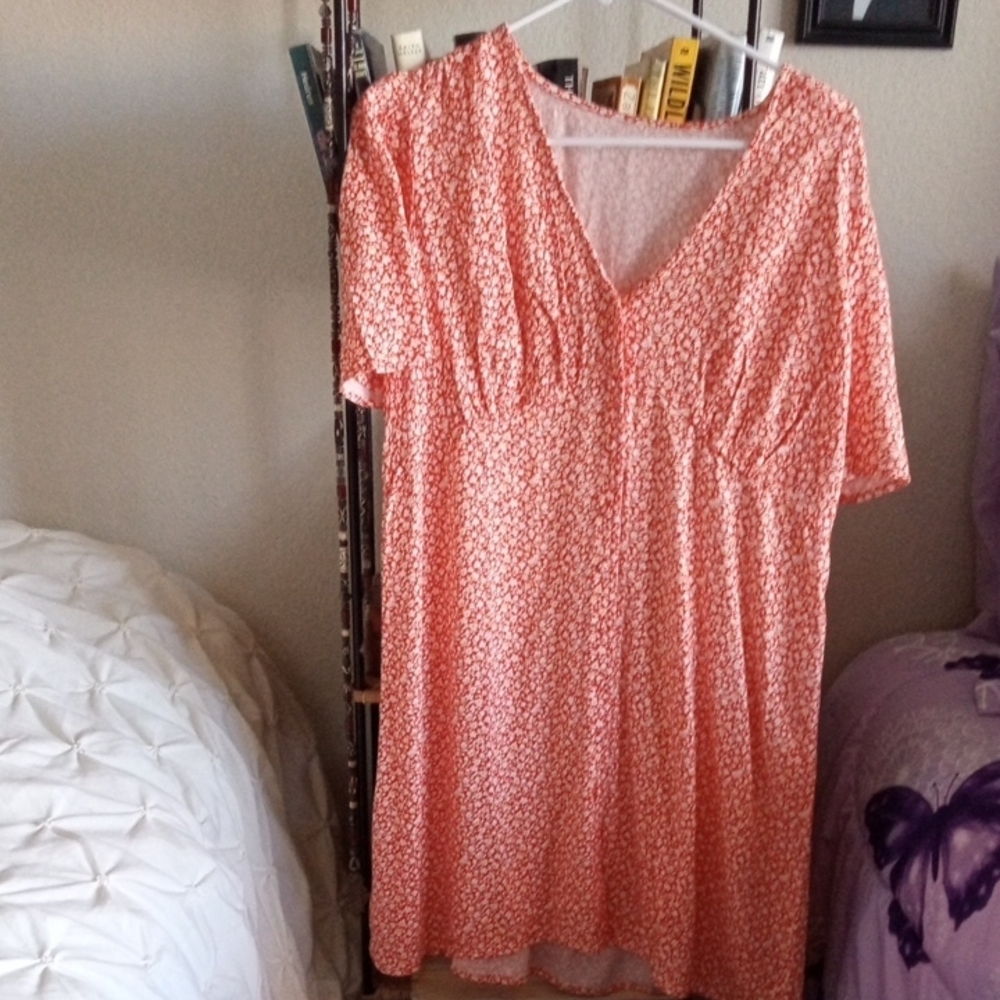 Floral V-Neck Women's Top